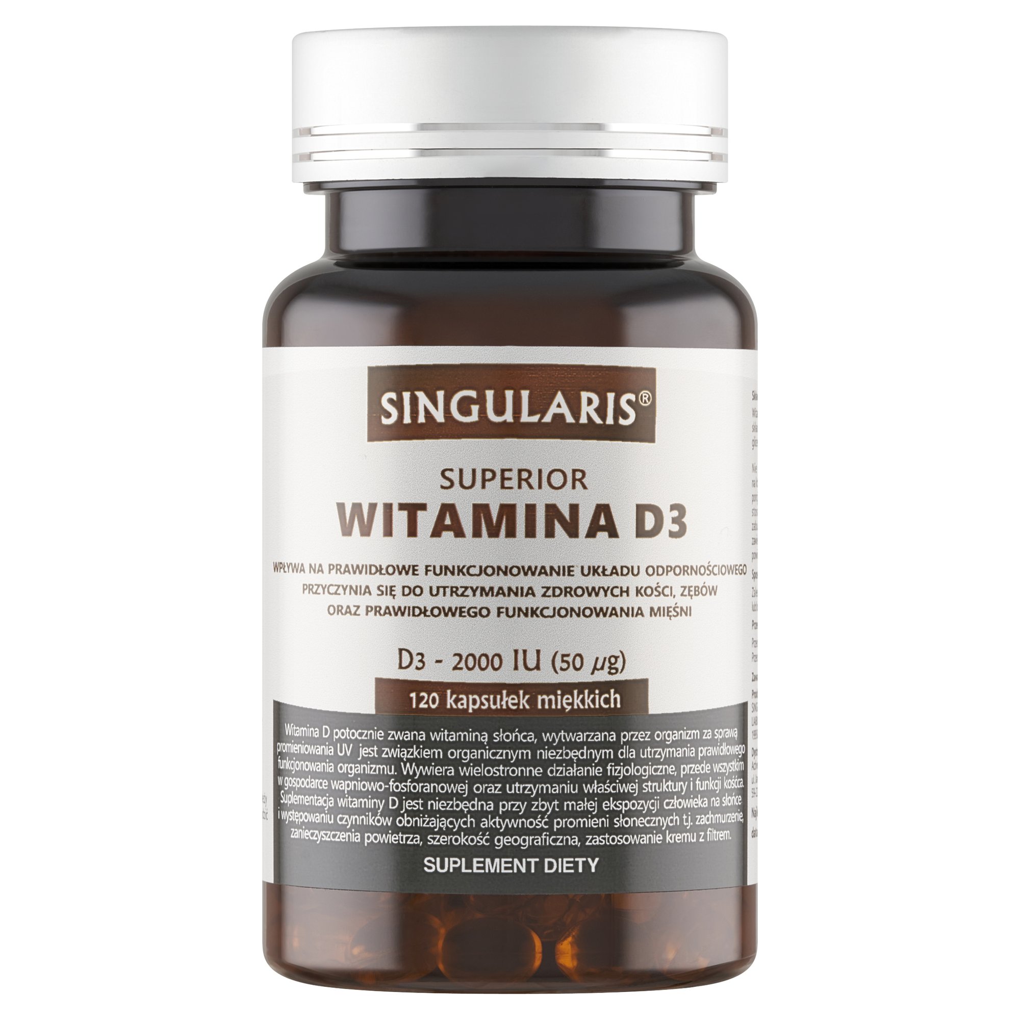WITAMINA D3 2000 IU SUPERIOR 120 kaps